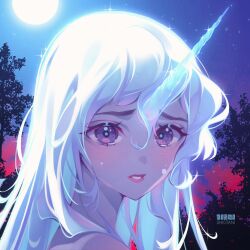lady amalthea from the last unicorn by kishishiotani
