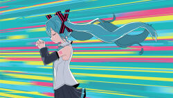hatsune miku from vocaloid by pinocchio-p