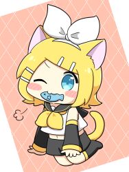 kagamine rin from vocaloid by nukotun