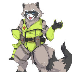 rocket raccoon from guardians of the galaxy
