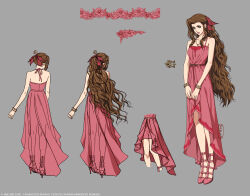 aerith gainsborough from final fantasy by roberto ferrari