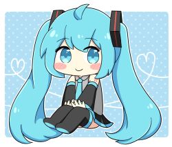 hatsune miku from vocaloid by nukotun