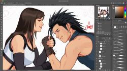 tifa lockhart from final fantasy by jen bartel