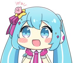 hatsune miku from kirby (series) by nukotun