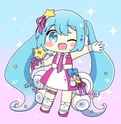 hatsune miku from magical mirai (vocaloid) by nukotun