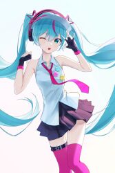 hatsune miku from vocaloid
