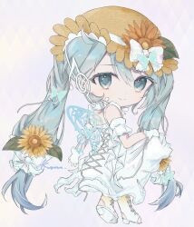 hatsune miku from magical mirai (vocaloid)