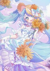 hatsune miku from magical mirai (vocaloid)