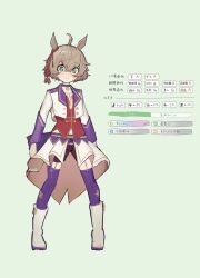 female trainer (umamusume) from original