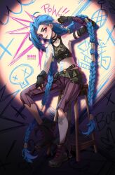 arcane jinx from arcane: league of legends by kishishiotani