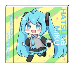 hatsune miku from vocaloid by nukotun