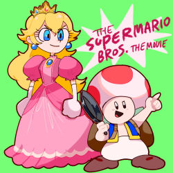 princess peach from super mario bros.