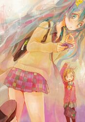 hatsune miku from vocaloid by pinoko (ame)