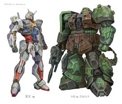 rx-78-2 gundam from gundam by subakeye