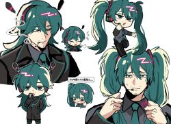 hatsune miku from vocaloid