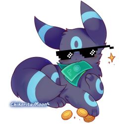 umbreon from pokemon by mew mew chikorita moon