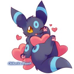 umbreon from pokemon by mew mew chikorita moon