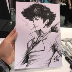 spike spiegel from cowboy bebop by stanley lau