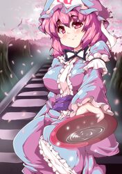 saigyouji yuyuko from touhou by moisture