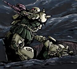 zaku from gundam by moto murabito