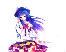 hinanawi tenshi from touhou by sana (unyata)