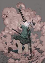 konpaku youmu from touhou by loogy