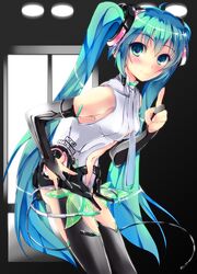 hatsune miku from vocaloid by hasshin aki ichi