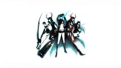 black devil girl from black rock shooter by yuuno (yukioka)
