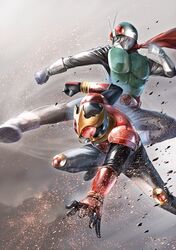 kamen rider 1 from kamen rider by saku