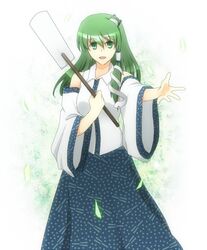kochiya sanae from touhou by flugel