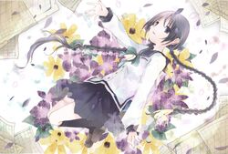 amano tooko from bungaku shoujo by hiyo (aroma berry)