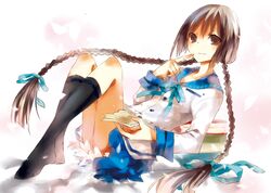amano tooko from bungaku shoujo by pastazhou