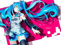 hatsune miku from vocaloid