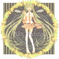 hatsune miku from vocaloid by ruru