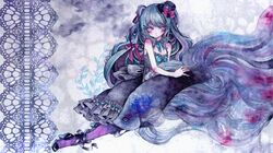 hatsune miku from vocaloid by miri