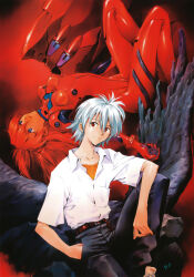 eva 02 from neon genesis evangelion by sadamoto yoshiyuki