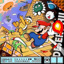 angry sun from super mario bros.