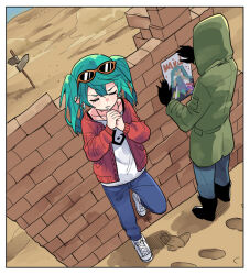 hatsune miku from suna no wakusei (vocaloid) by tonmoh