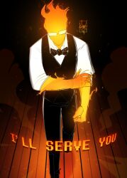 grillby from undertale by mawvax