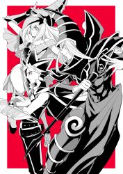 dark magician from yu-gi-oh! by ahiru-kmo