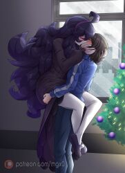 calem (pokemon) from christmas by mgx0