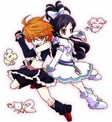 cure black from futari wa precure by aho