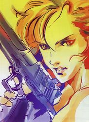 meryl silverburgh from metal gear by shinkawa youji