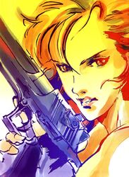 meryl silverburgh from metal gear by shinkawa youji