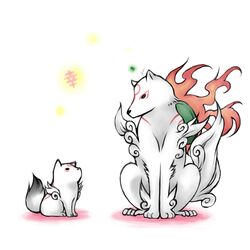 chibiterasu from okami by fuji shoku