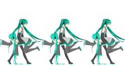 hatsune miku from vocaloid by nyakelap