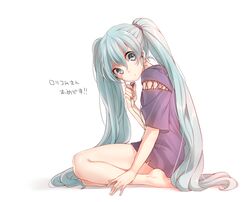 hatsune miku from vocaloid by rojiko