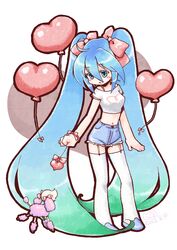 hatsune miku from vocaloid by shibi