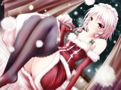 izayoi sakuya from christmas by noratama-nyan