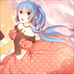 hatsune miku from vocaloid by hiiro